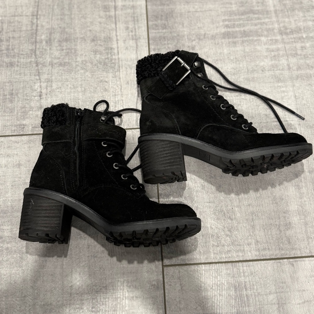 Zodiac Black Suede Boots